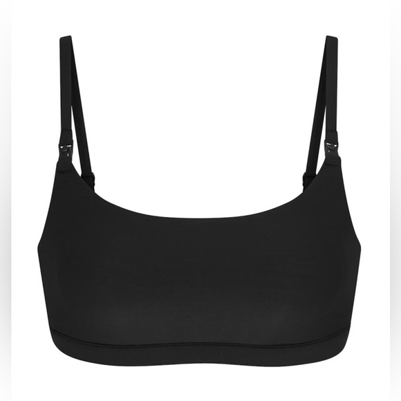 SKIMS Fits Everybody Maternity Nursing Bralette - BNWT - Onyx - Size XS - Picture 5 of 7